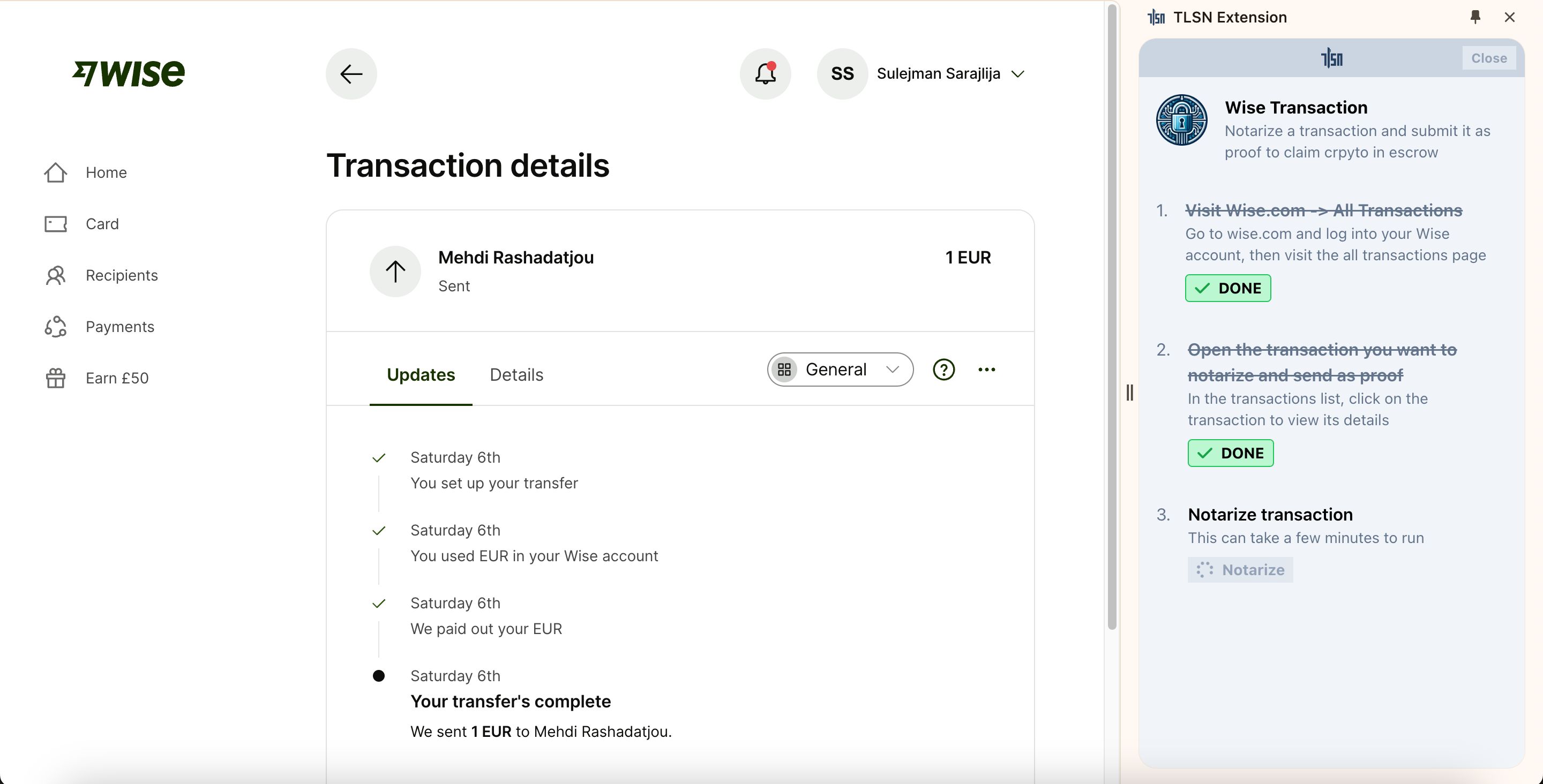 Notar Exchange P2P exchange